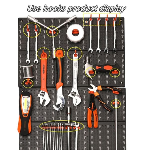 10 stk. hængende plade hul krog pegboard krog TYPE 3 TYPE 3 Type 3