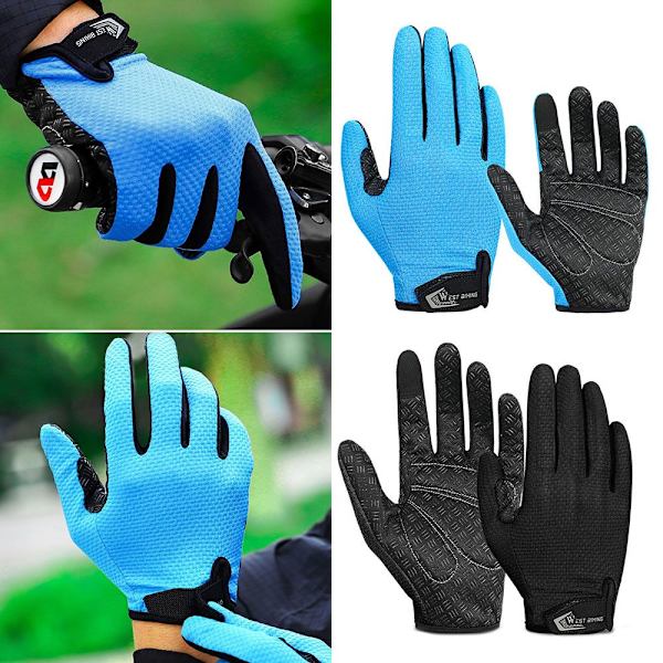 Motorcykelkørehandsker Helfinger vanter SORT L black L