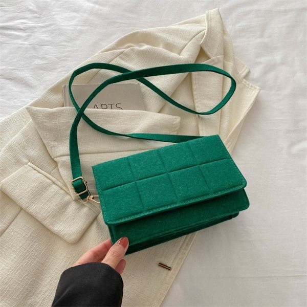 Skuldertaske Underarmstaske GRØN Green
