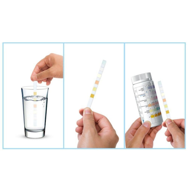 Akvarium Testremsor Vattenkvalitet Testremsa PH Testpapper