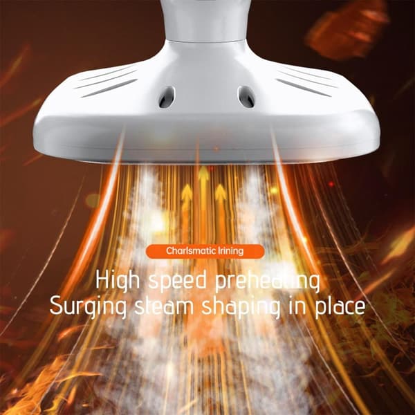 Mini Strykmaskin Handhållen Ångstrykjärn VIT white