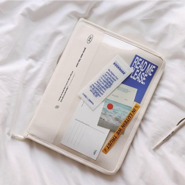 Simplicity Tablet Case Kannettava Liner Bag VALKOINEN 12 TUUM White 12 Inch