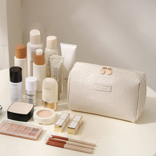 PU kosmetiktaske Rejsetaske BEIGE S beige S