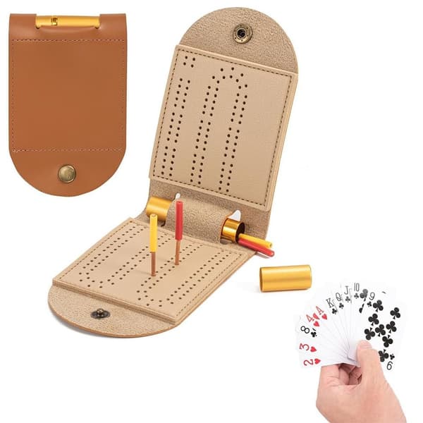 Matka Cribbage -korttipeli, pelilauta, pistetaulut
