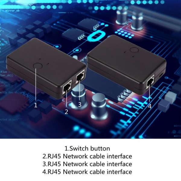 Nätverksväxlare Box Selector Ethernet