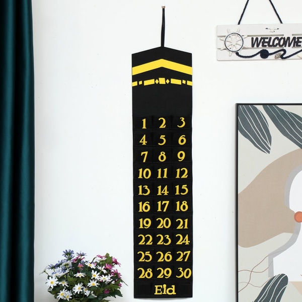 Eid Mubarak Filt Kalender LILLA LILLA