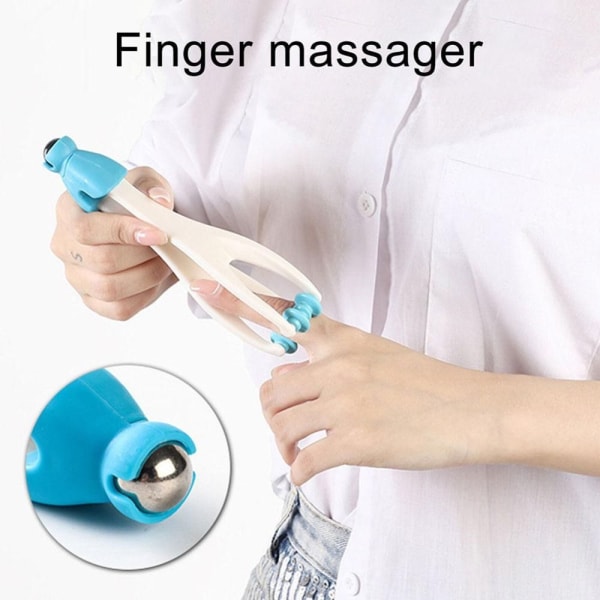 Finger Massager Hand Finger Roller Massager ROSA Pink