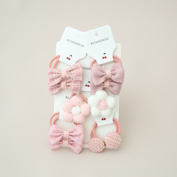 10 stk Elastisk gummibånd Hårbånd Bowknot 3 3 3