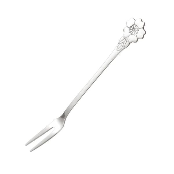 Fruktgaffel Tospiss Gaffel GULL SETT Gold Set-Set