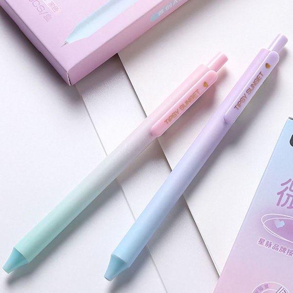 6 STK/Eske Gel Pen Nøytral Pen 10 STK/ST TIPS 10 STK/ST TIPS 10Pcs/ST Tip