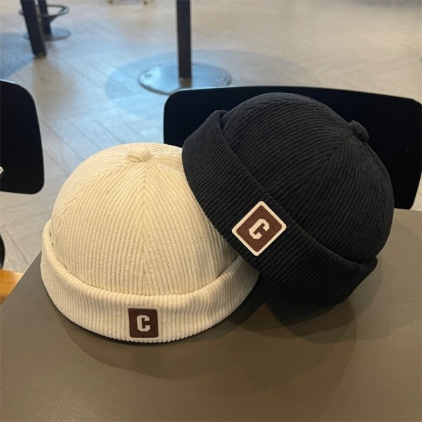 Baby Brimless Hat Hip Hop Caps BEIGE STIL 1 STIL 1 Beige Style 1-Style 1