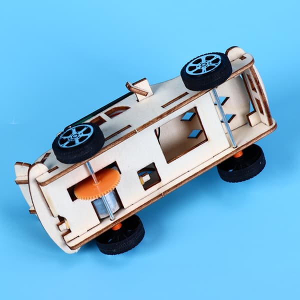 Solcellebil Eksperiment STEM-sæt Videnskabslegetøj Solar Car