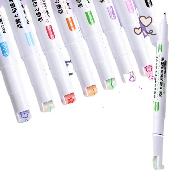 Curve Highlighter Penner Girl Tegning Marker Pen 1 1 1