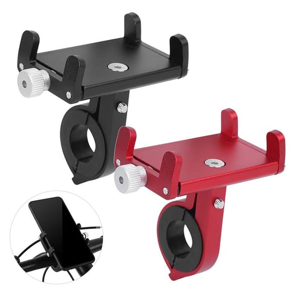 1 stk cykeltelefonholder cykelmontering SORT SORT black