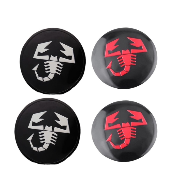 4 kpl Scorpion Car Emblems Wheel Hub Center -automerkkitarrat