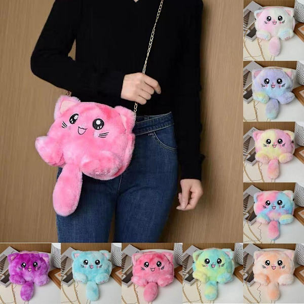 Cat Crossbody Bag Cat Pehmolaukku 2 2 2