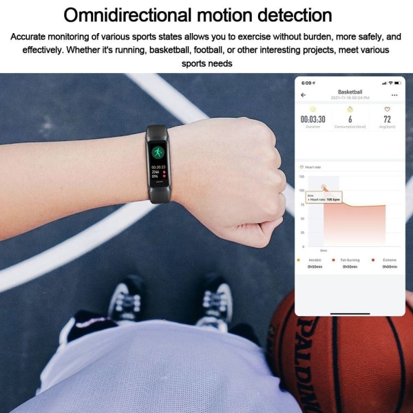Smart Watch Fitness Armbånd Tracker LILLA Purple a399 | Purple | Fyndiq