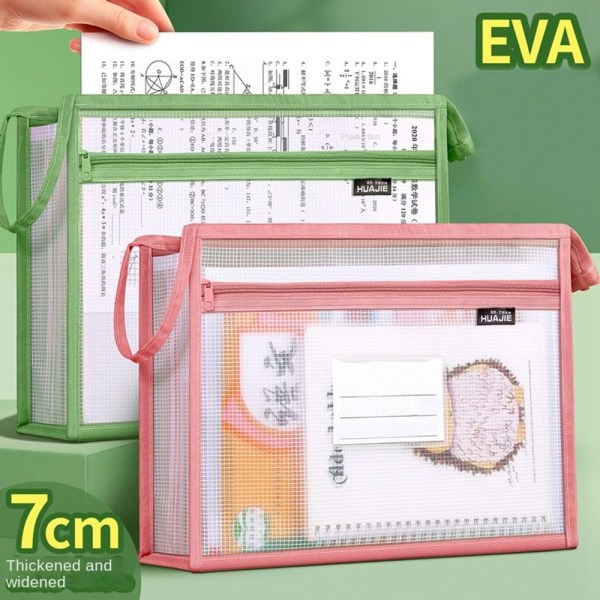 Mesh vetoketjullinen pussipussi, läpinäkyvä arkistolaukku, STYLE 1 STYLE 1 Style 1