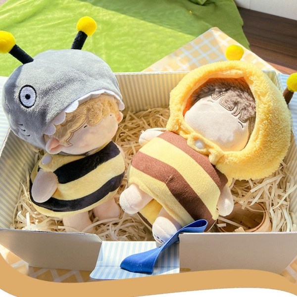 Dockkläder Tecknad Bee Jumpsuit SHARK BEE-15CM SHARK BEE-15CM shark bee-15cm