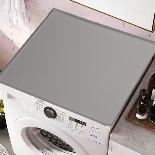 Vaskemaskintrekk Silikon vaskebeskyttelse GRÅ 65X60CM grey 65x60cm