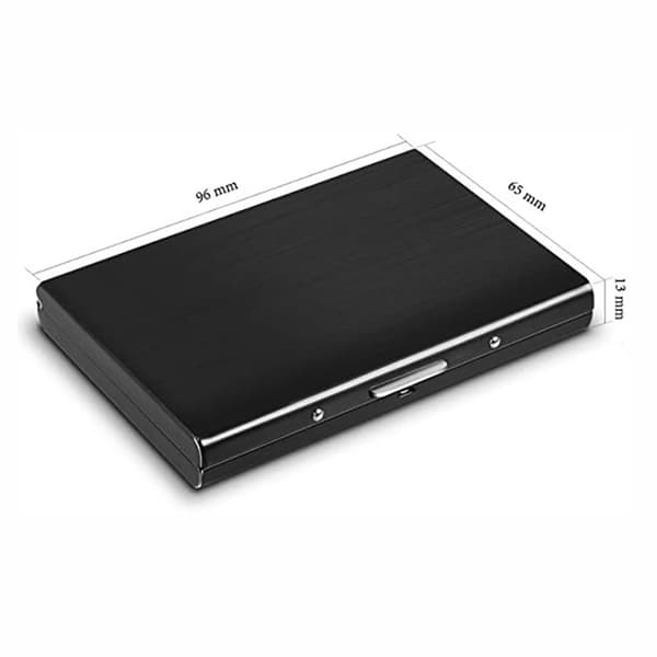 RFID-luottokorttikotelo, luottokorttikotelo, hopea silver