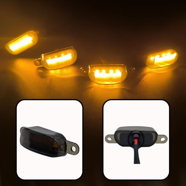 Frontgrill LED-signallys 4 STK 4pcs
