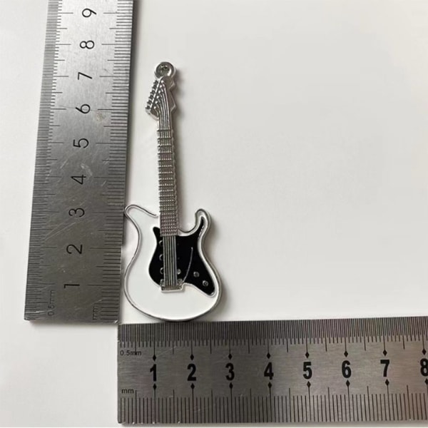 Gitarr Metall Hårnålar Y2k Hårklämma SVART black