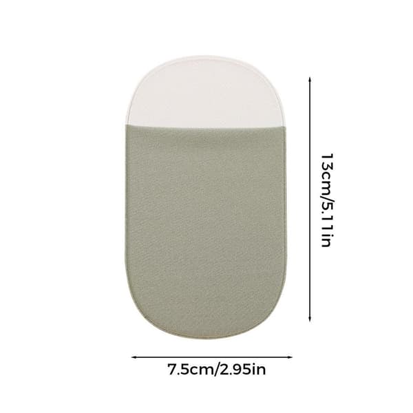 Museholder Selvklebende Elastisk Veske SVART Black