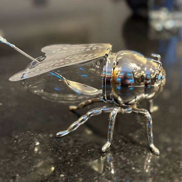 Bee Sukkerkopp Krydderkrukke GULL Gold