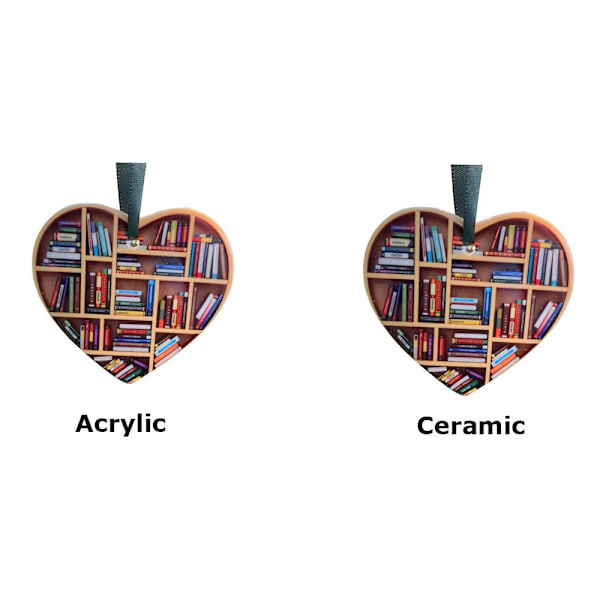 Bokhylla Hängsmycke Julgransdekor AKRYL AKRYL Acrylic