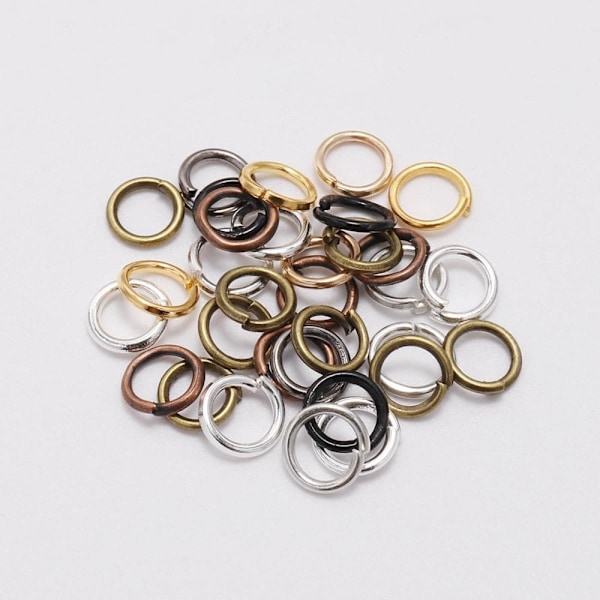 Åbne Jump Rings Split Rings Connectors 14MM9 9 14mm9