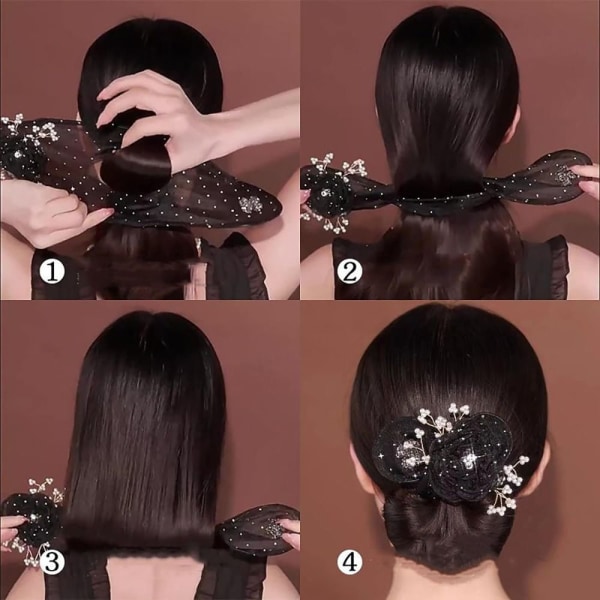 Flower Hair Clip -hiuspumppukone 3 3 3