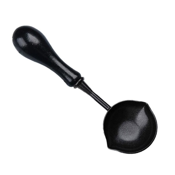 Tätningsvaxsked Non-Stick-skedar SVART Black