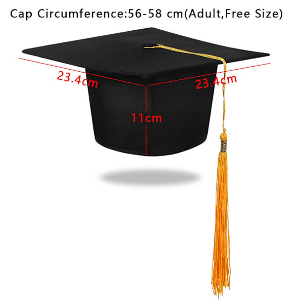Dimittendhat Mortarboard Cap 4 4 4