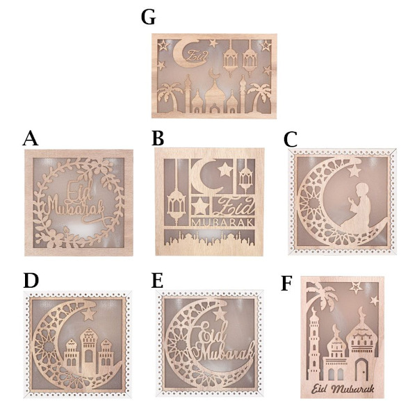 LED-lys Eid Mubarak E E