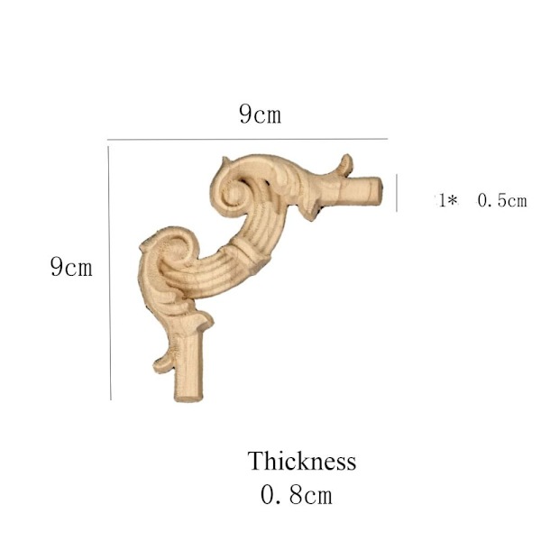 Puusta veistetyt käsityöt Puiset hahmot käsityöt 7X10X1.1CM 7x10x1.1cm