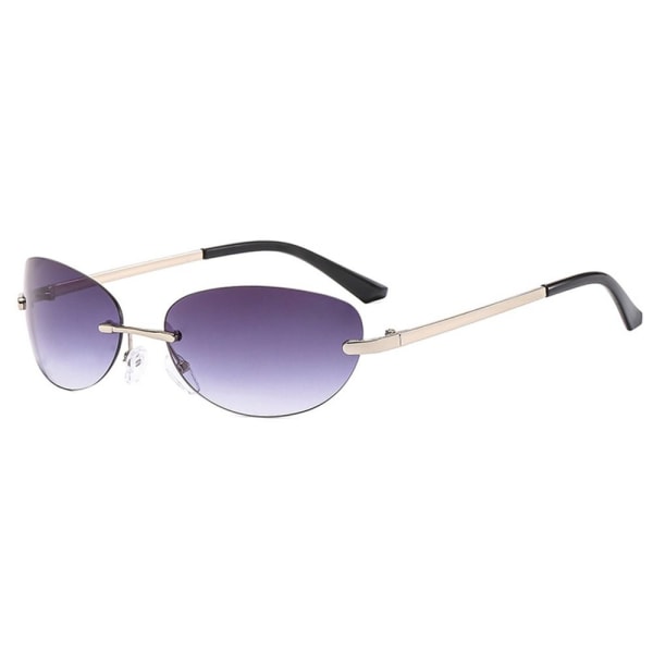 Reunattomat aurinkolasit 2000-luvun aurinkolasit GRADIENT GREY GRADIENT Gradient Gray