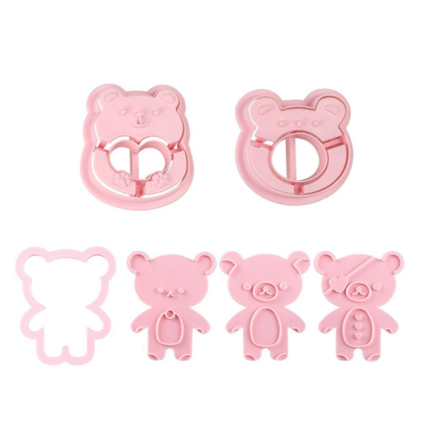 Bear Shape Dies mold 1 1 1