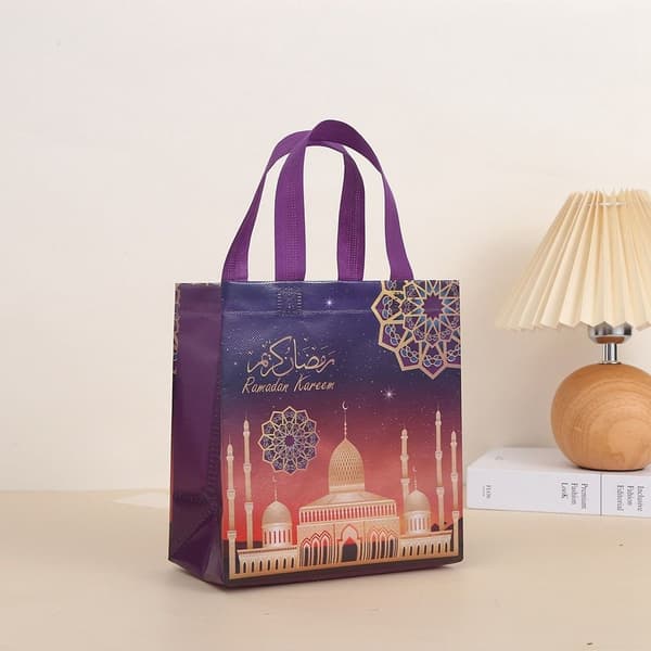 4 st Eid Mubarak Presentpåsar Godis Keks Påse STYLE 8 STYLE 8