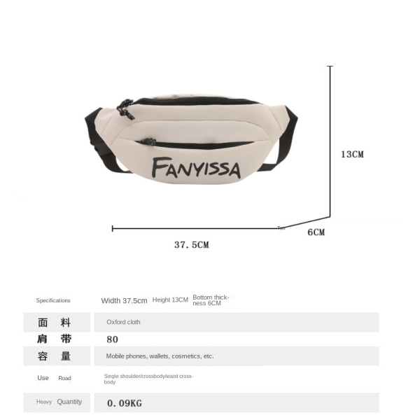 Messenger Taske Skoletasker HVID White