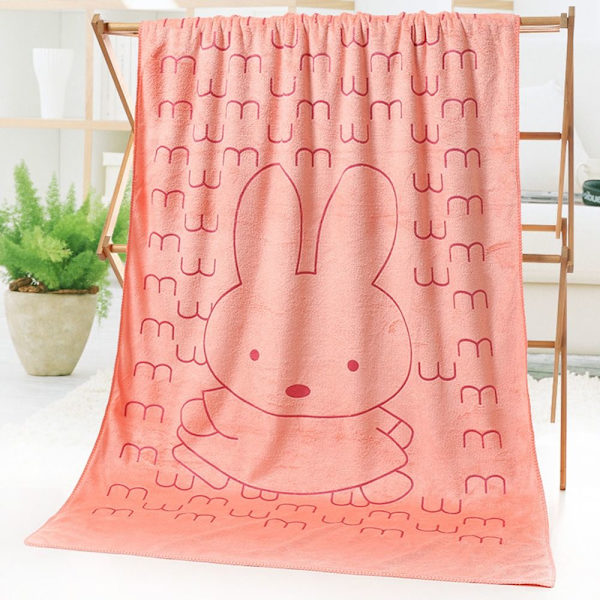 Mikrofiber Badehåndklæde Dame Badekåbe Håndklæde PINK pink