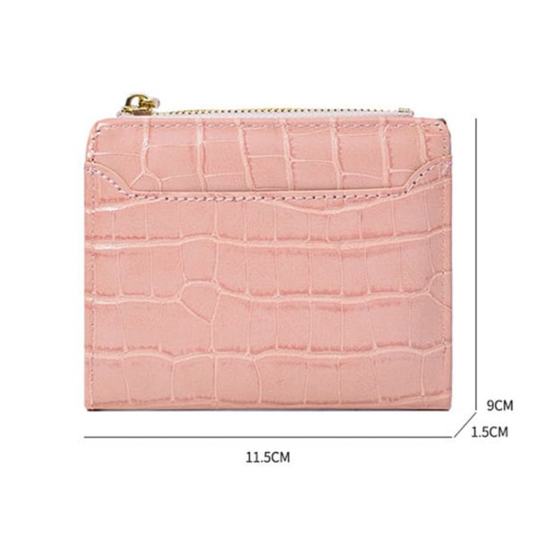 Korthållare för kort plånbok för kvinnor ROSA pink