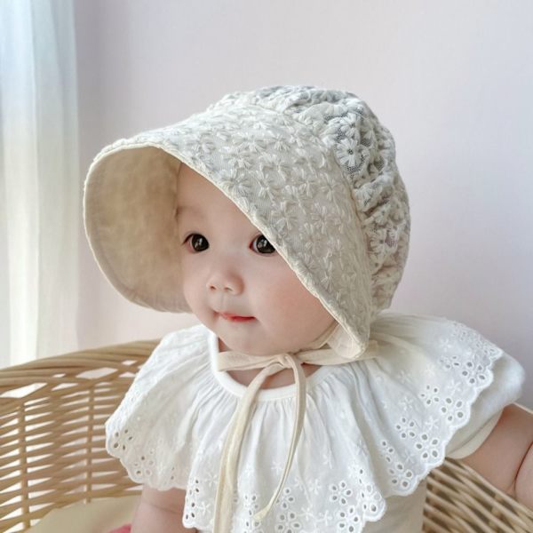 Baby pitsihattu vastasyntyneen kukkahattu PINKKI TYYPPI 1 TYYPPI 1 pink type 1-type 1