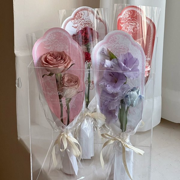 10 stk. Blomsterindpakningspose Blomsteremballagepose C C C