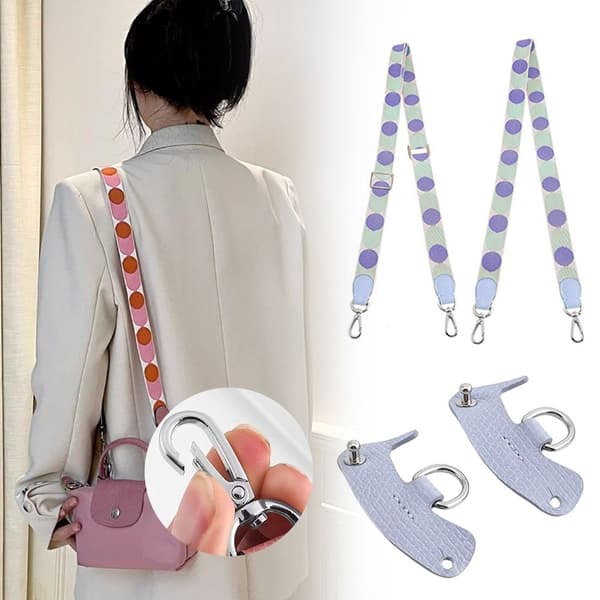 Ekte Lærreim Transformasjonsspenne ROSA SØLVSPENNE Pink Silver Buckle