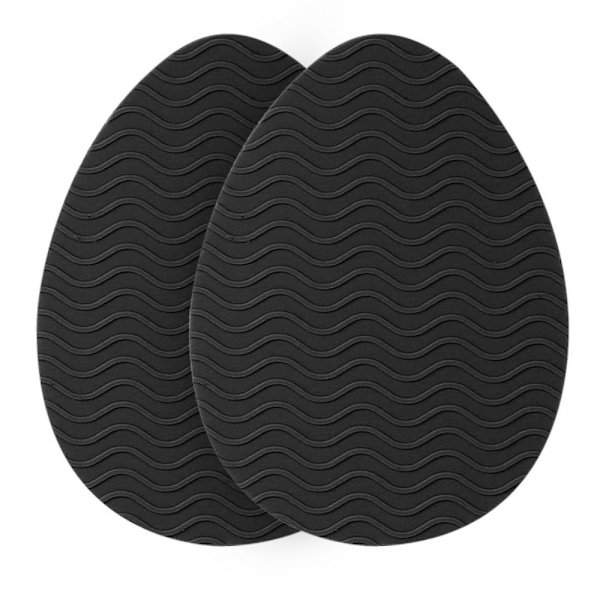 Pohja Liukumaton tarra Jalkapään Liukumaton Pehmuste MUSTA PYÖREÄ PÄÄ black round head-round head