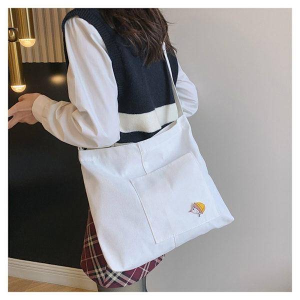 Canvas Tote Tasker Casual Messenger Tasker SORT black