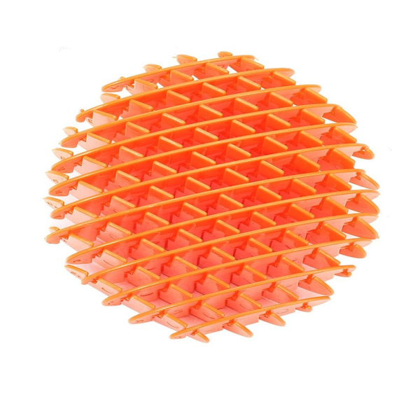 Orm Big Fidget Toy 3D Printet Elastic Mesh RØD red