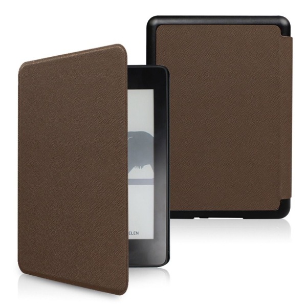6,8 tommer e-Reader Case Smart Folio Cover BRUN Brown