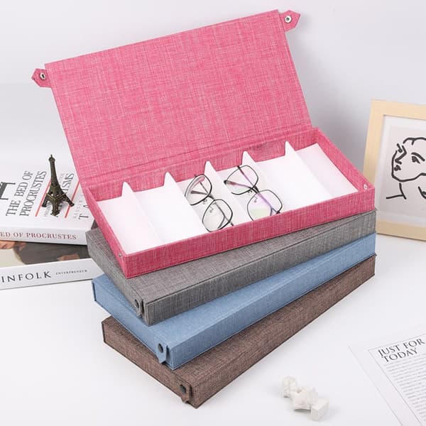 Solbrille Organizer Brille Display Boks KAFFE Coffee
